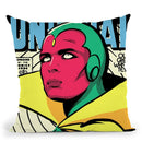 Post-Punk Electric Throw Pillow By Butche Billy