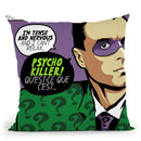 Post-Punk Psycho Throw Pillow By Butche Billy