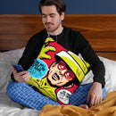 Post-Punk Reverse Throw Pillow By Butche Billy