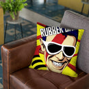Dup Rocknroll Suicide Throw Pillow By Butche Billy