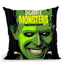 Scary Monsters Throw Pillow By Butche Billy