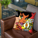 Shes Mad Butes Magic Throw Pillow By Butche Billy