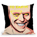 The Man Who Fell To Earth Throw Pillow By Butche Billy