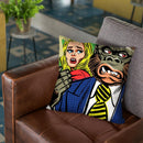 The Problem With The World Throw Pillow By Butche Billy