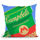 Welcome To The Warhol Zone Throw Pillow By Butche Billy
