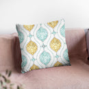 Winter Coast Pattern Via Throw Pillow By Beth Grove