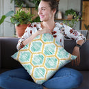 Winter Coast Pattern Va Throw Pillow By Beth Grove