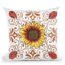 October Garden Vii Throw Pillow By Beth Grove