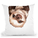 Baby Sloth Throw Pillow by Big Nose Work