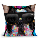 Animalstarz-French Bulldog Throw Pillow By Baro Sarre