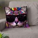 Animalstarz- Cat Throw Pillow By Baro Sarre