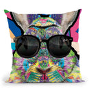 Animalstarz- Bunny Throw Pillow By Baro Sarre