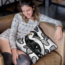 Pop-Emperor Throw Pillow By Baro Sarre
