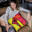 Pop-Secret Throw Pillow By Baro Sarre