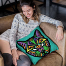 Cat-Sauvage Throw Pillow By Baro Sarre