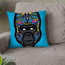 Gorilla-Sauvage Throw Pillow By Baro Sarre