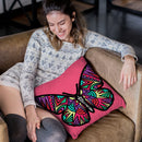 Butterfly-Sauvage Throw Pillow By Baro Sarre