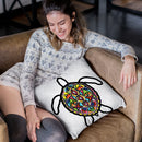 Tortoise-Sauvage Throw Pillow By Baro Sarre
