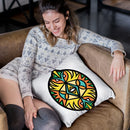 Vibrant Lemon Throw Pillow By Baro Sarre