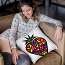 Vibrant Strawberry Throw Pillow By Baro Sarre