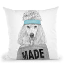 80'S Bitch Throw Pillow By Balazs Solti