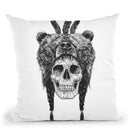 Deadaman Black Throw Pillow By Balazs Solti