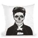 Death Fashion Throw Pillow By Balazs Solti