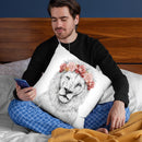 Festival Lion Throw Pillow By Balazs Solti
