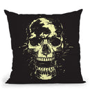 Scream Golden Throw Pillow By Balazs Solti