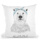 We Can Do It Throw Pillow By Balazs Solti