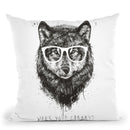 Whos Your Granny Black Throw Pillow By Balazs Solti