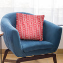 Coral Asanoha Pattern Throw Pillow By Cat Coq