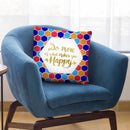 Do More Of What Makes You Happy White Throw Pillow By Cat Coq