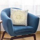 Gold Moroccan Mandala Throw Pillow By Cat Coq