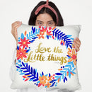 Lovethe Little Things Throw Pillow By Cat Coq