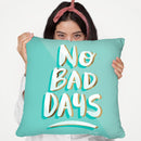 Mint No Bad Days Throw Pillow By Cat Coq