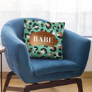 Mintcopper Babe Throw Pillow By Cat Coq