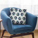 Navy Hamsa Hand Pattern Throw Pillow By Cat Coq