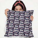 Navy Blush No Bad Days Pattern Throw Pillow By Cat Coq