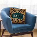 Neutral Gold Babe Throw Pillow By Cat Coq