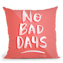 Watermelon No Bad Days Throw Pillow By Cat Coq