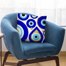 White Evileyecharms Artprint Throw Pillow By Cat Coq