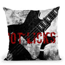 Rock N Roll I Throw Pillow By Color Bakery
