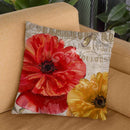March Throw Pillow By Color Bakery