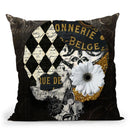 Paris Halloween I Throw Pillow By Color Bakery