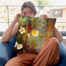 Whisper Forest Moon I Throw Pillow By Color Bakery