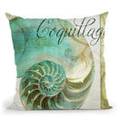 La Mer I Throw Pillow By Color Bakery