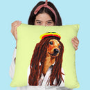 Marley Daschund Throw Pillow By Coco De Paris