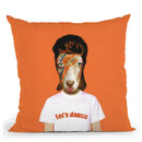 Bowie Goat Throw Pillow By Coco De Paris