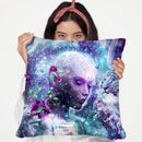 Discovering The Cosmic Consciou Throw Pillow By Cameron Grey